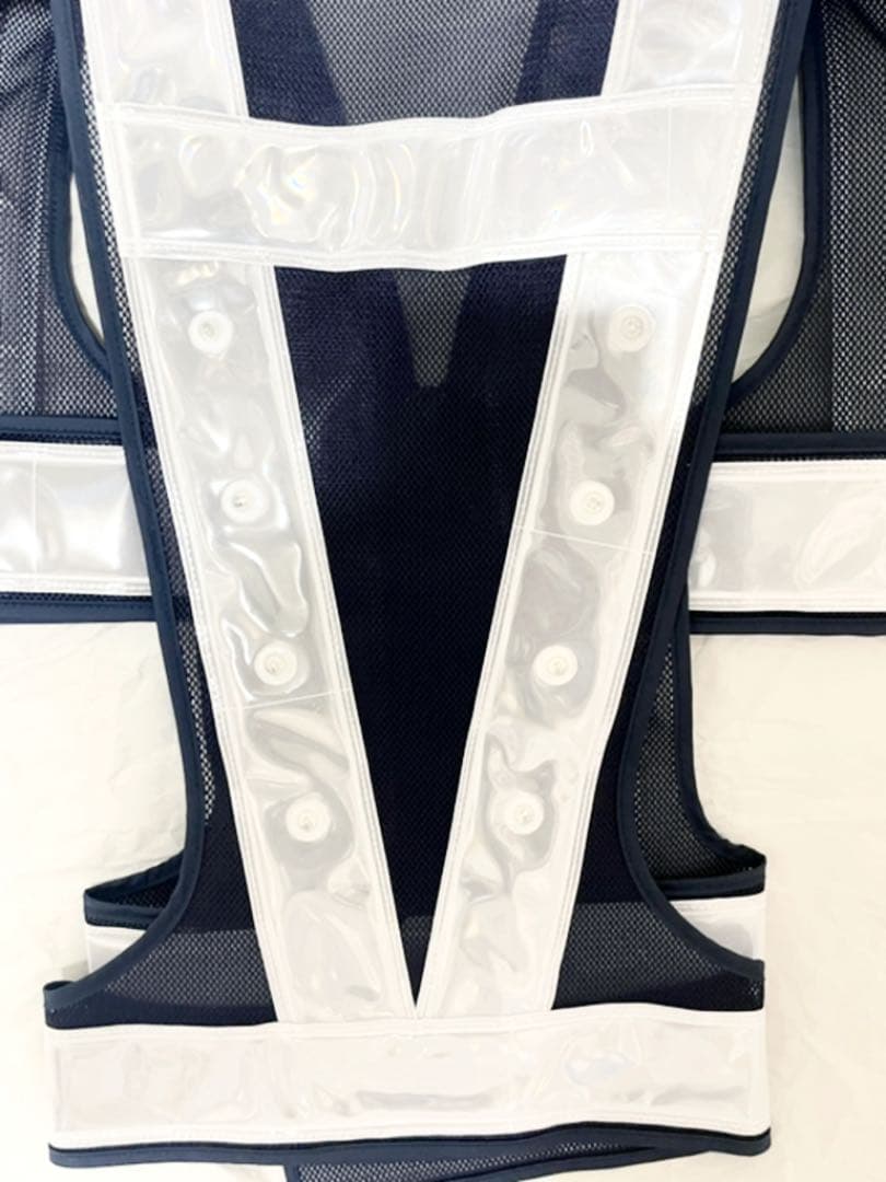 反射ベスト 袖付き LEDベスト 点滅 警備 交通