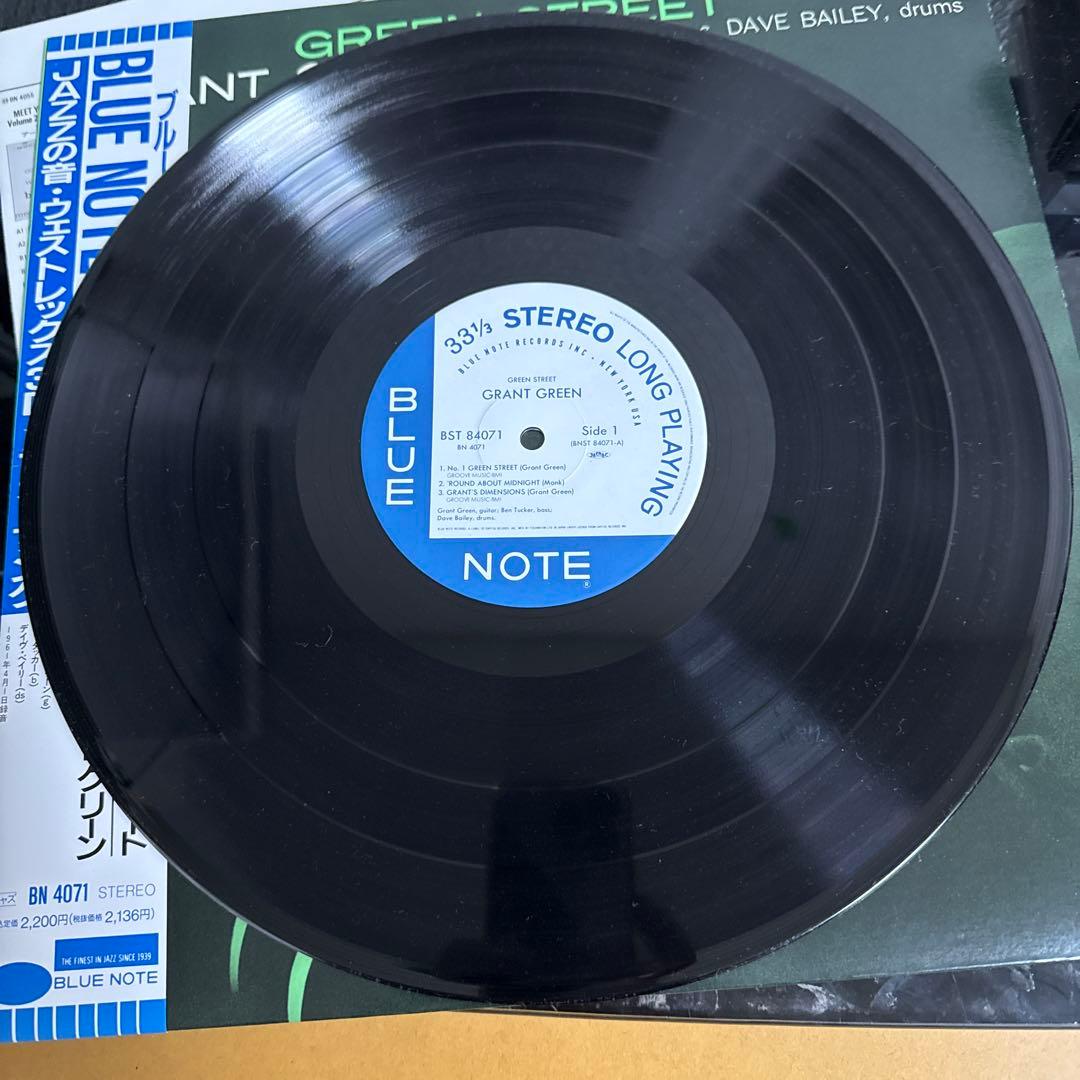 LP12in国内盤BST-84071 グラントグリーン /グリーンストリート