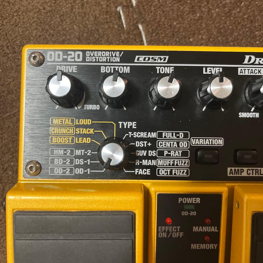 【マリンゴールド】BOSS OD-20 オーバードライブ/ディストーション
