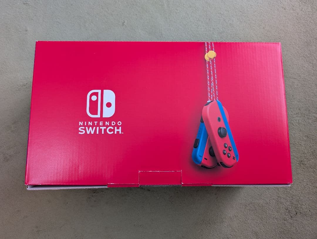 中古　Nintendo Switch 本体 マリオレッド✕ブルー