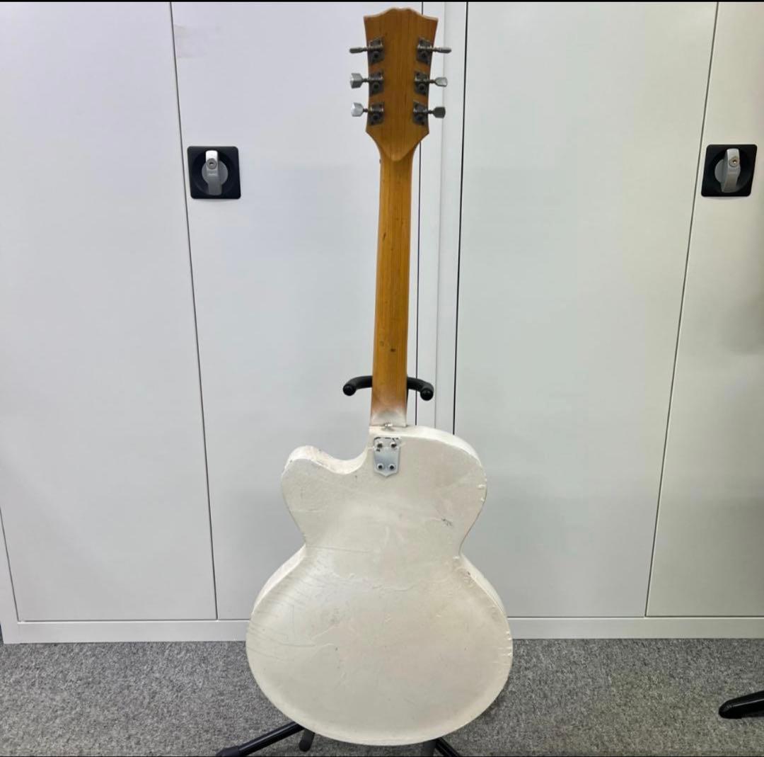 ホワイトセミホロウ　エレキギター　モラレス　ビザール