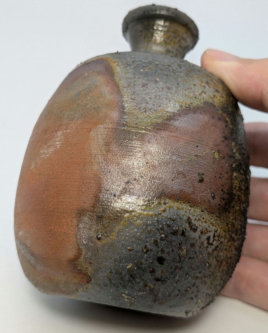 小野田瑞穂 備前焼 窯変徳利C とっくり 酒器 食器 フラワーベース 一輪挿し