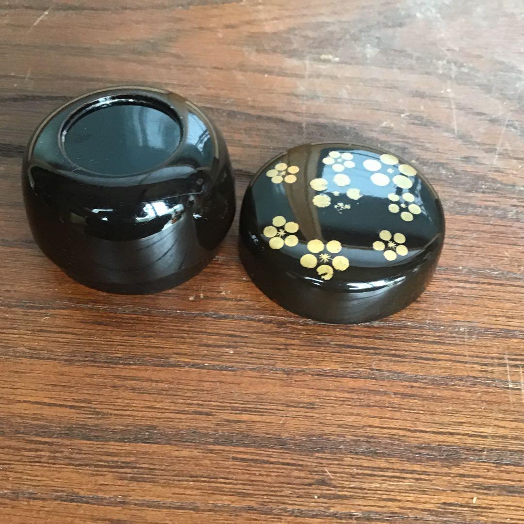 覚々斎在判利写桜香合堀ノ内宗完箱書