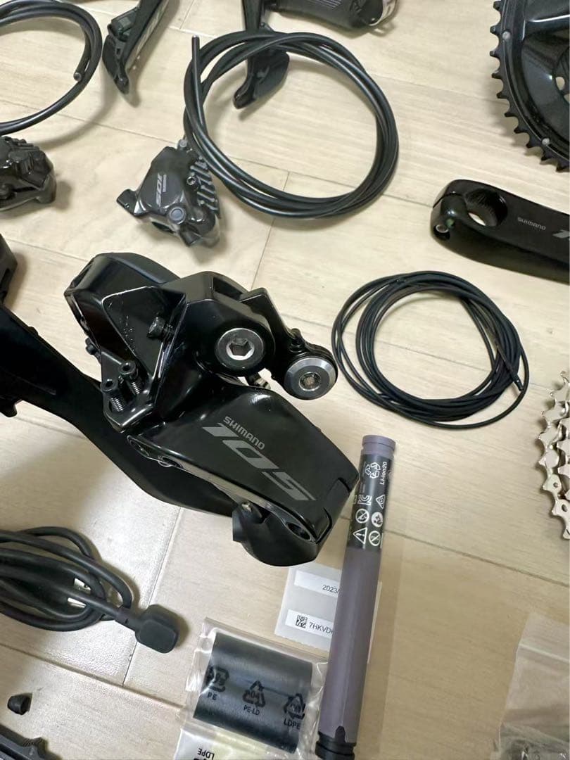 SHIMANOシマノ R7170 105 2x12s 電動Di2 グループセット
