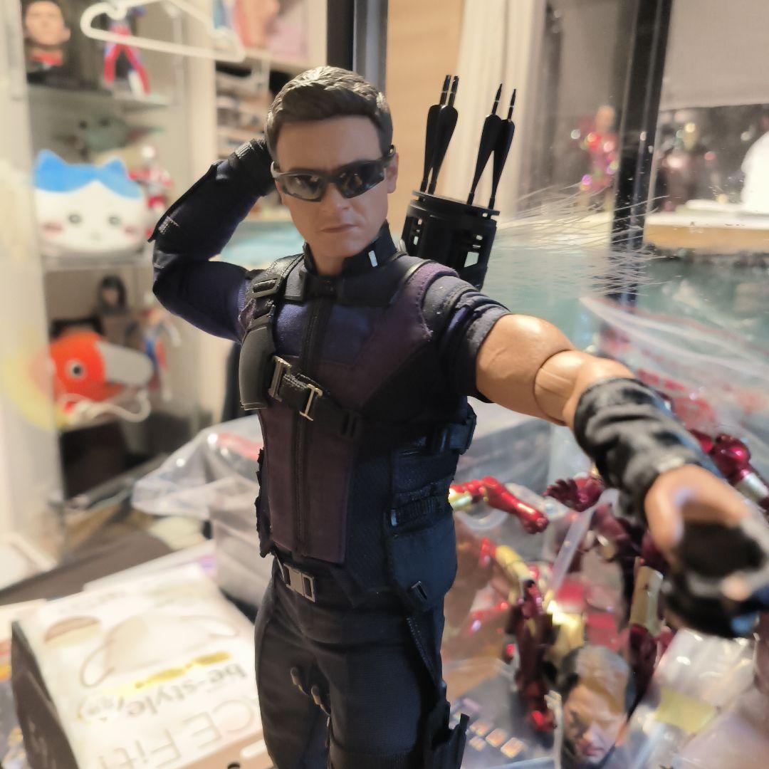 シビル・ウォー/キャプテン・アメリカ 　ホークアイ　ホットトイズ カスタマイズ