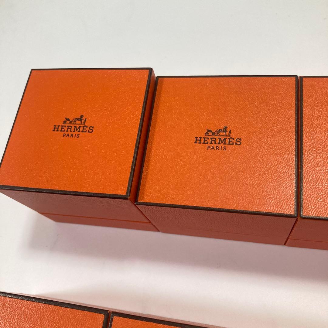 エルメス　リングケース　空箱　10点セット　レザー調　指輪入れ