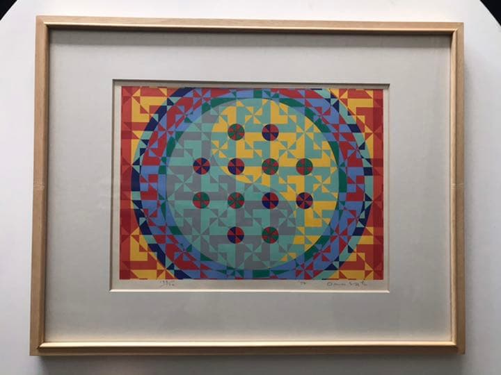 ★F42★オノサトトシノブ「Silk-62」シルクスクリーン