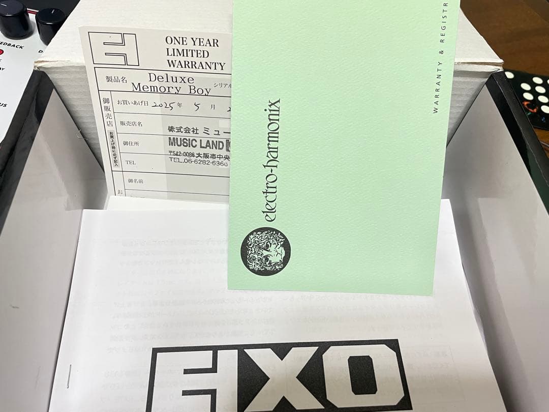 Electro-Harmonix Deluxe MemoryBoyアナログ