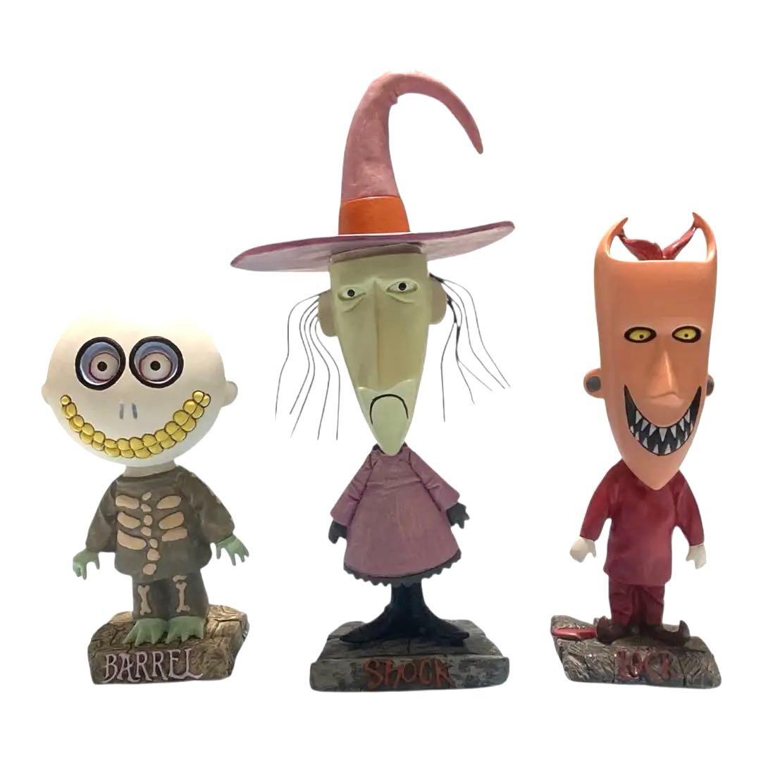 美品 ナイトメア ビフォア クリスマス ヘッドノッカー ロック ショック バレル