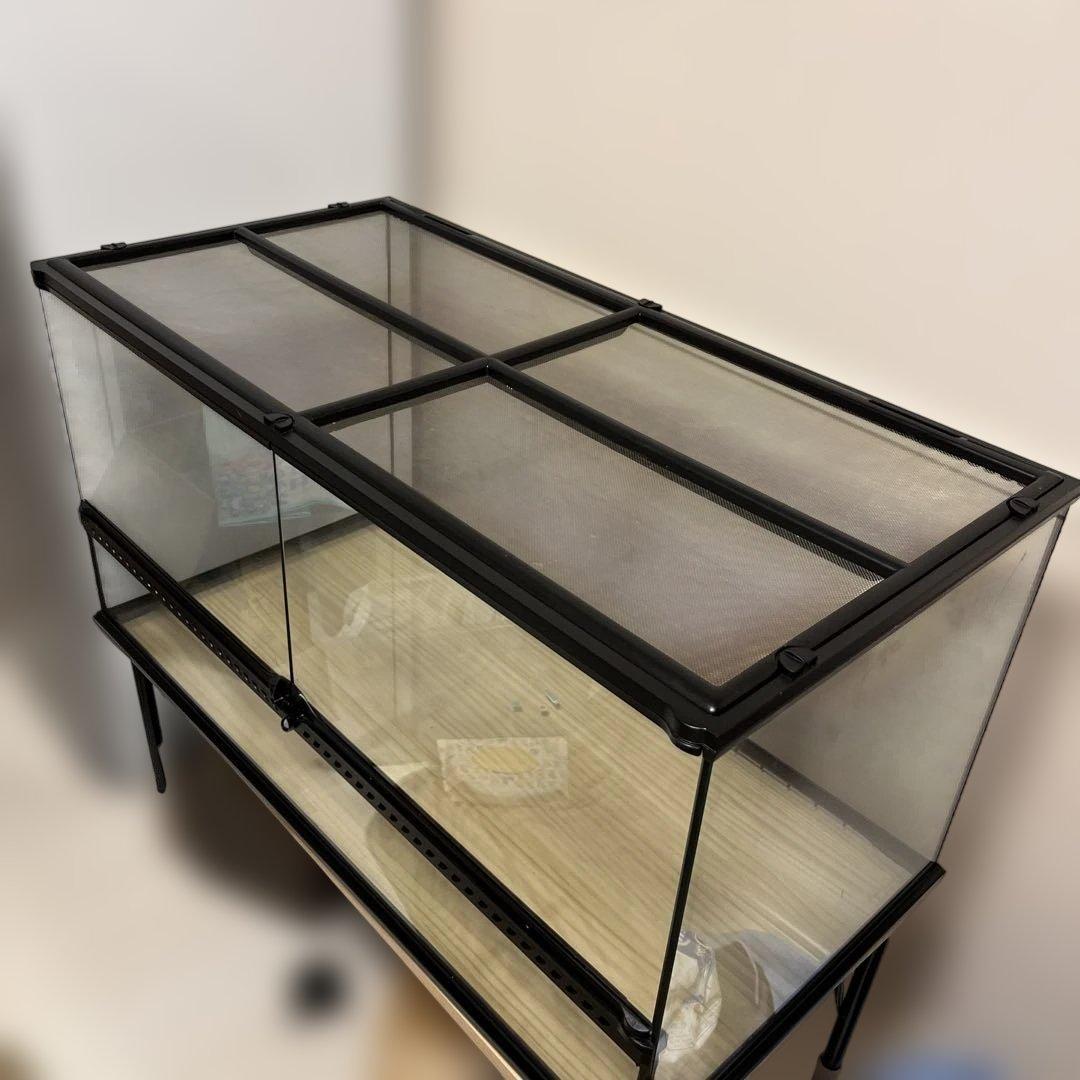 【香川引取】GEX エキゾテラ グラステラリウム9045 ハリネズミ飼育