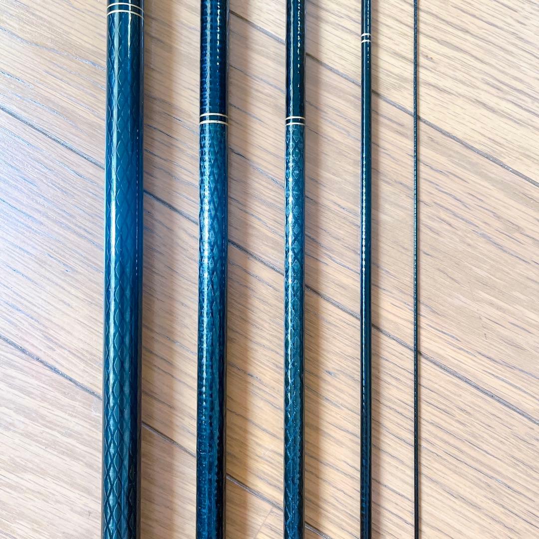 超希少　美品　ダイワ カーボウィスカー パワーメッシュ 波紋 中硬 18