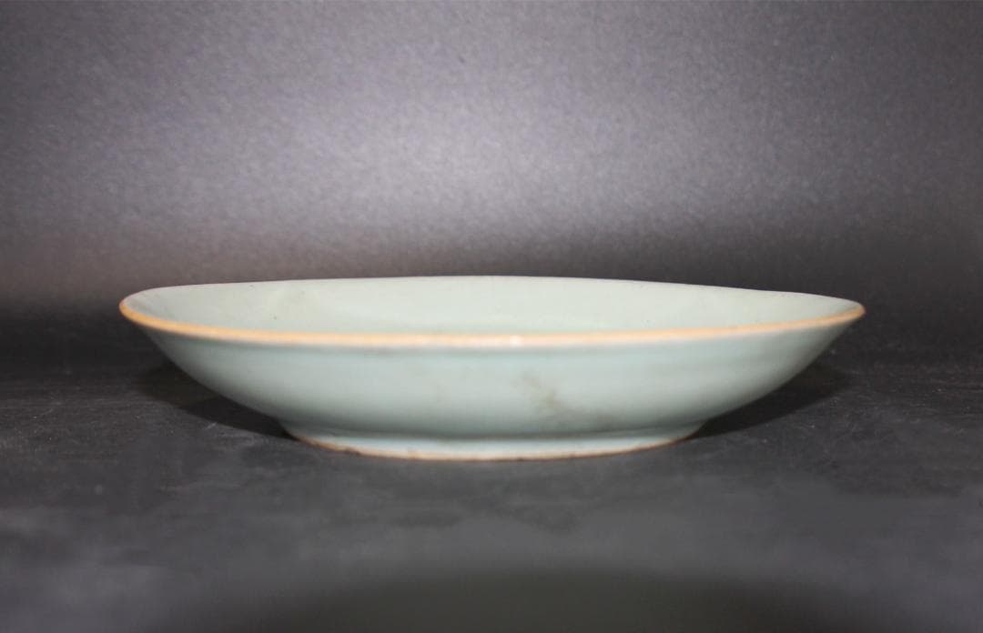 皿 青磁器 陶磁器 煎茶道具 中国古玩 骨董品 古美術品 m-55