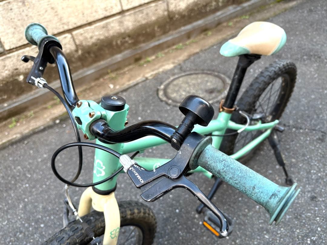 ヨツバサイクル　子供用自転車 16インチ ミントグリーン