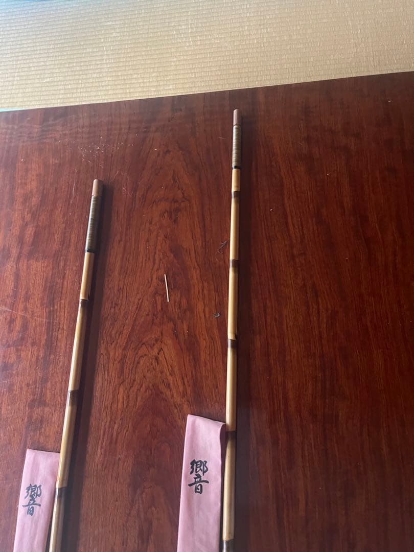 へら釣り 響、一本半竿掛　 一本玉柄セット