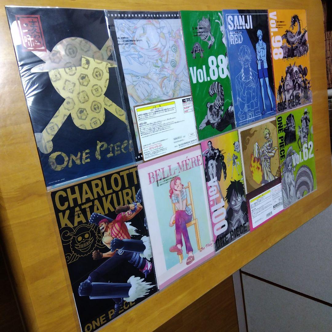 ONE PIECE ワンピース　Ａ−４クリアファイル まとめ売り 大量１９５枚