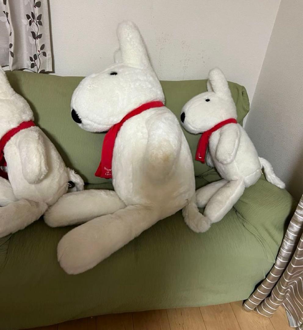 りさとガスパールのりさのぬいぐるみのセット（全長75.85.120センチ）