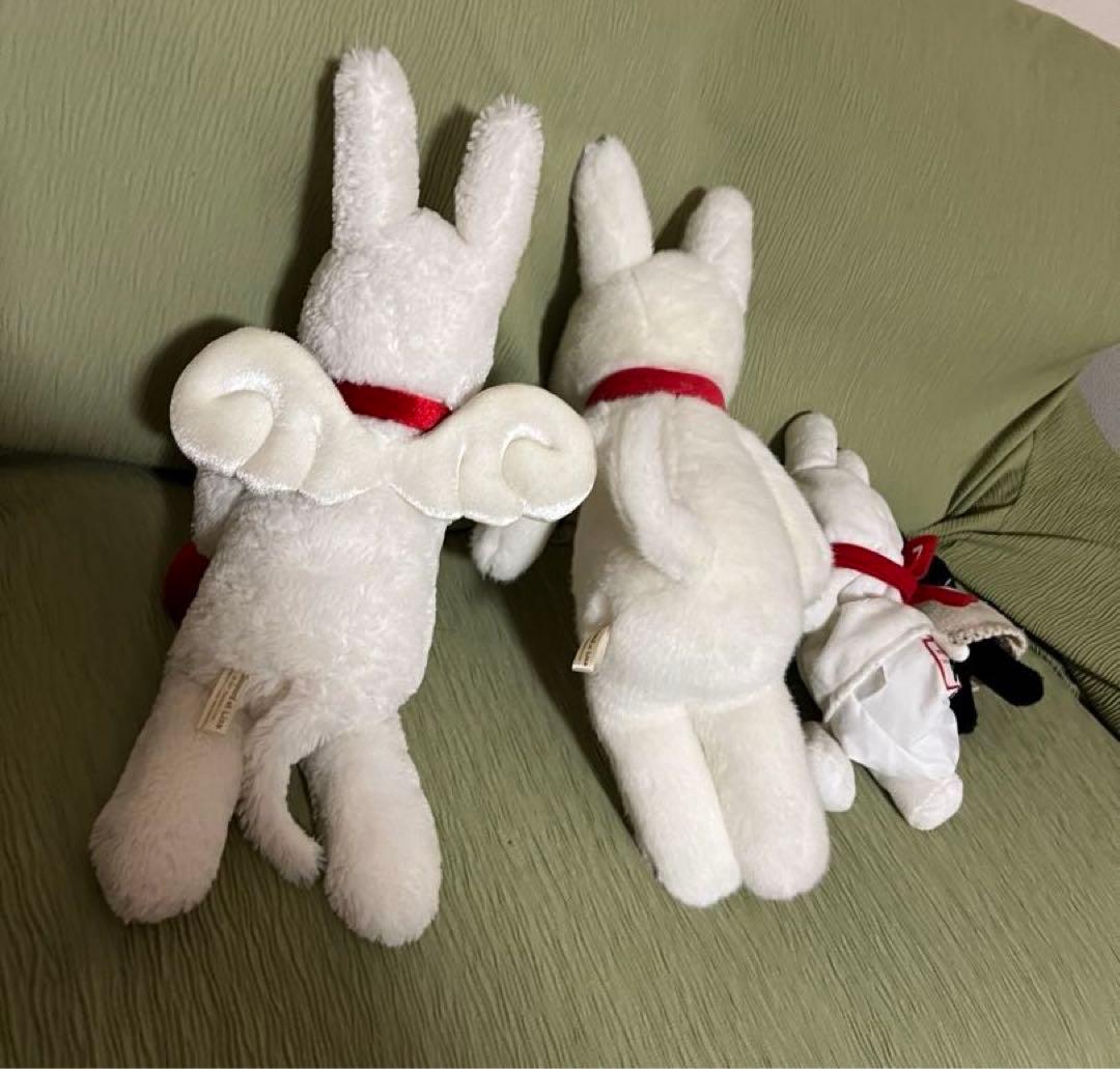 りさとガスパールのりさのぬいぐるみのセット（全長75.85.120センチ）