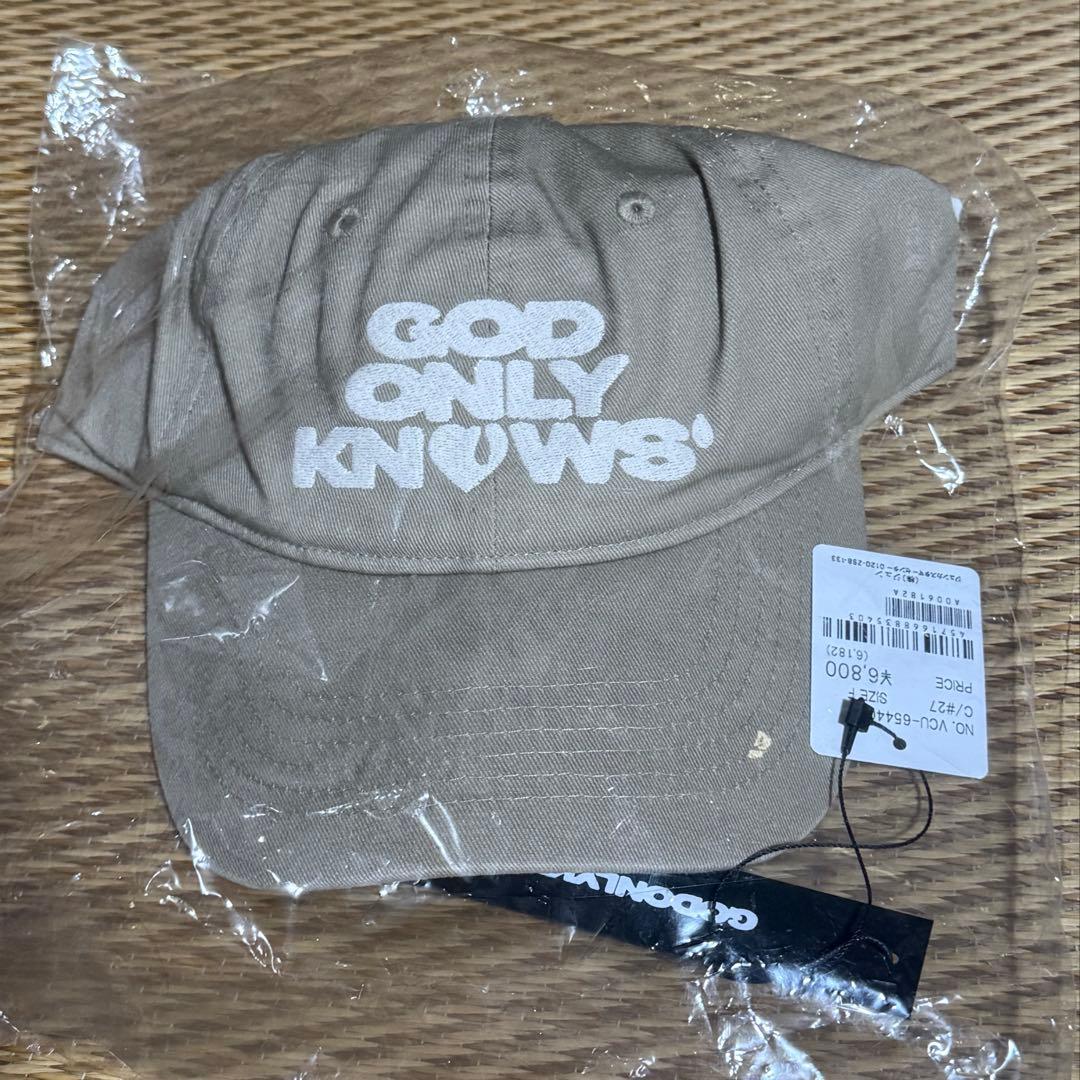 岩田剛典　GOD ONLY KNOWS キャップ　ベージュ