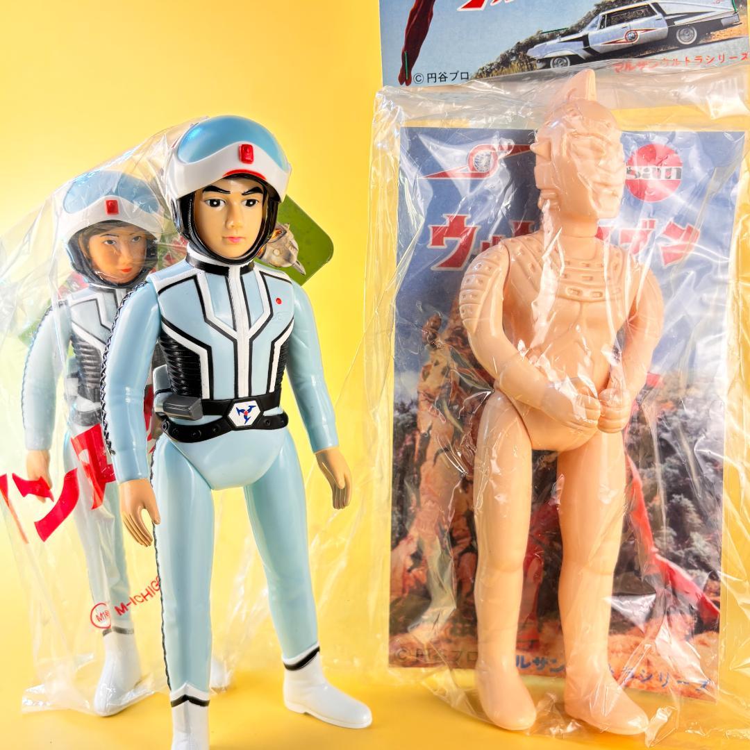 マルサン　ウルトラセブン　450　テストショット・M1号　ダン（中古）・アンヌ