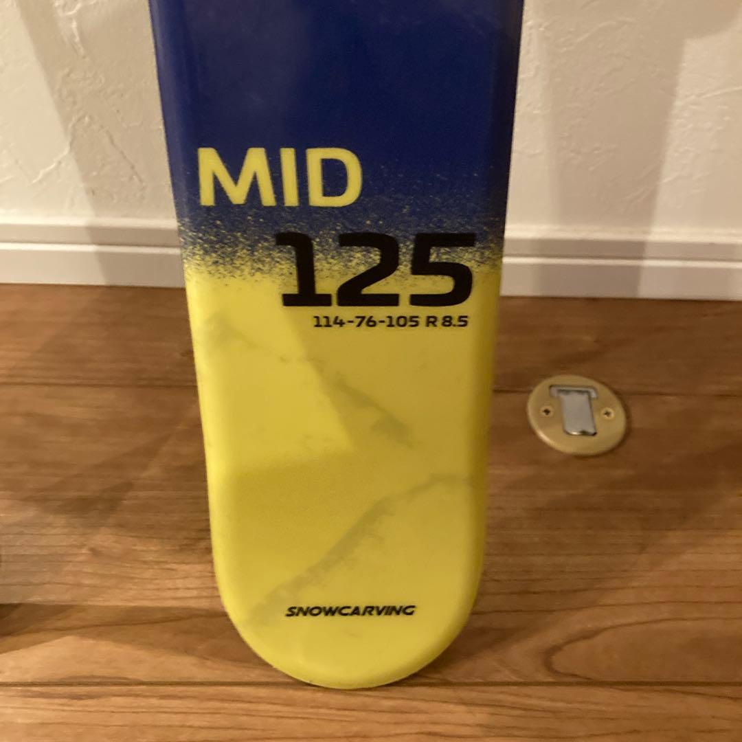SCV MID 125 ショートカービングスキー114-76-105 R8.5