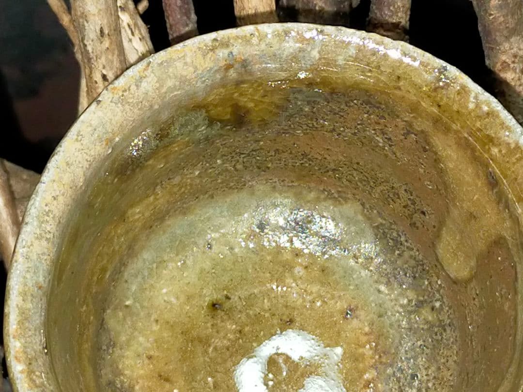 ♥窯変　唐津　ぐい飲み　ぐい呑み　骨董　古玩