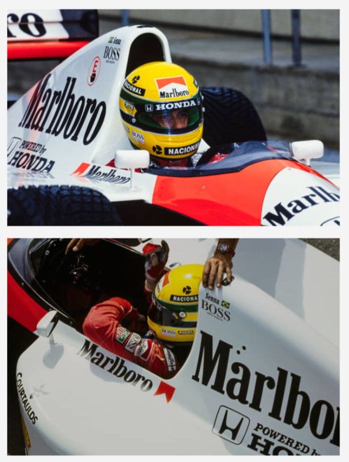 オートアート 1/18 F1 マクラーレン MP4/6 Aセナ Marlboro