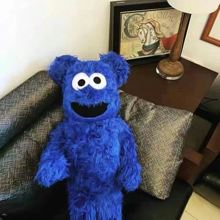 bearbrick × kaws 400% 28cm