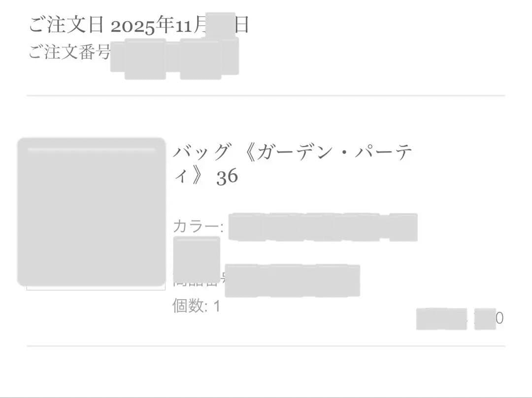 【極美品】エルメス　ガーデンパーティーPM　空箱　43×43×20