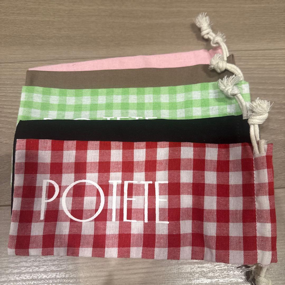 POTETE ヘアクリップ　まとめ売り　バッグ&ポーチ付き