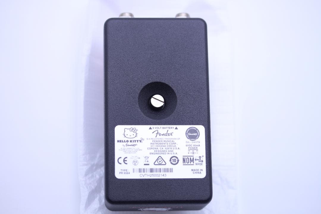 Fender Hello Kitty Fuzz エフェクター 黒 キティ☆