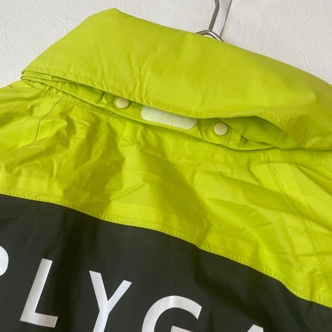 未使用　タグ付　パーリーゲイツ　ゴルフ　レインウェア イエロー 収納袋付
