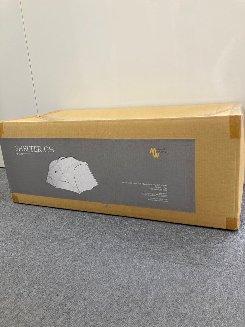 MINIMAL WORKS SHELTER GH チャコール