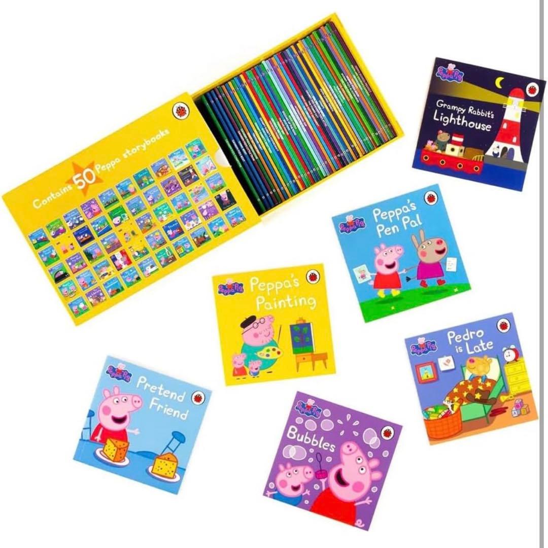 Peppa Pig 100冊まとめ　ミニ絵本50冊コンプリートセット