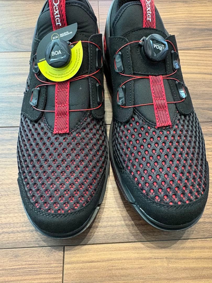 【新品未使用・箱有】Dexter メンズ ボーリングシューズ 黒 赤 27.5