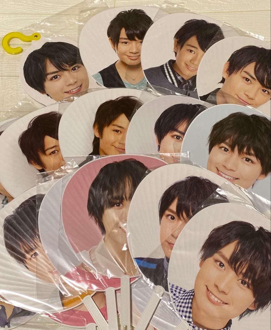 なにわ男子　大西流星　ハンガー うちわ　セット　18点