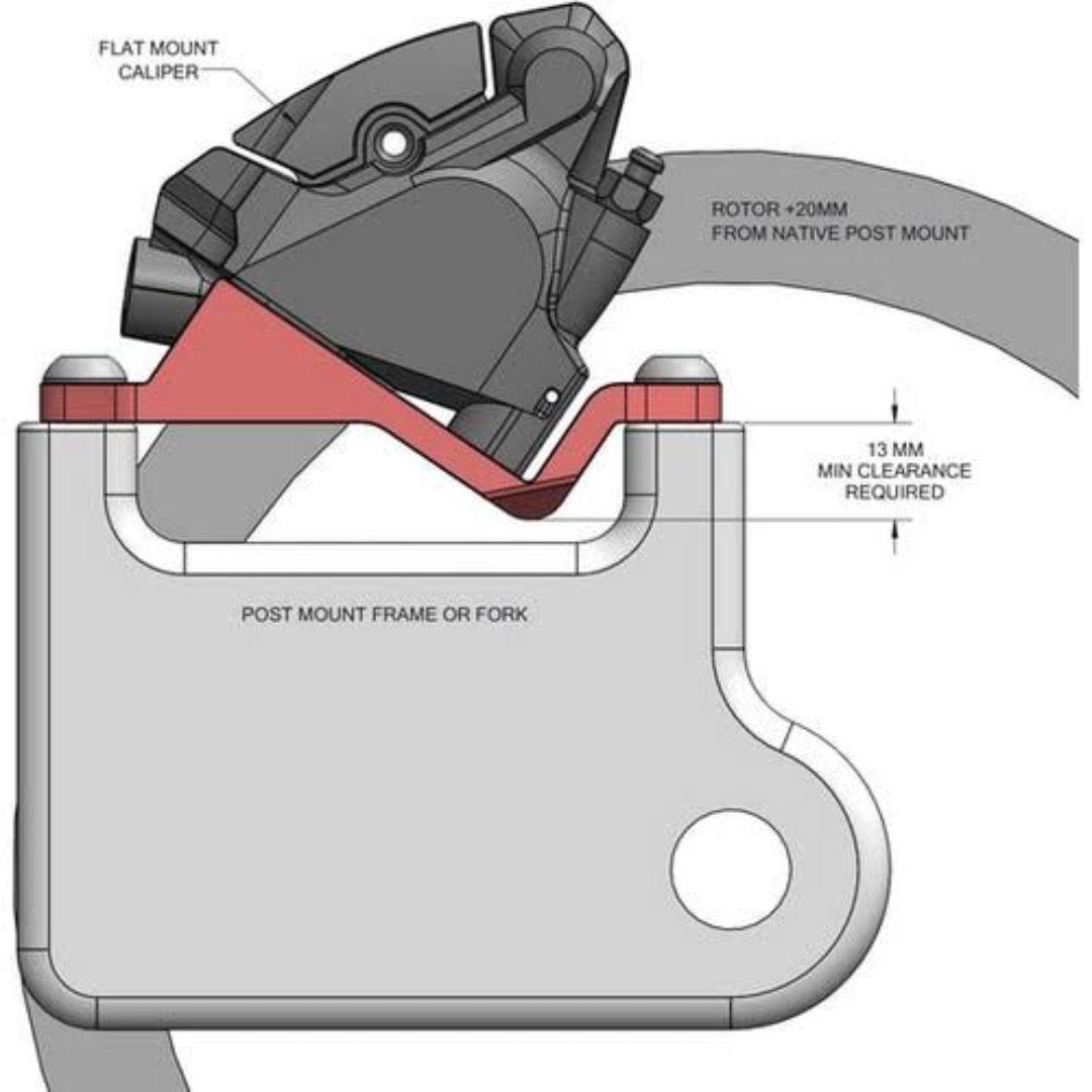 WOLFTOOTH(ウルフトゥース) Brake Adapter 2個セット
