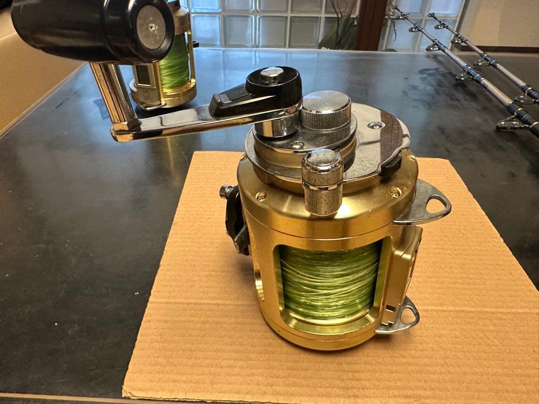 【SHIMANO TIAGRA 50ポンド】トローリングタックル 左右2セット