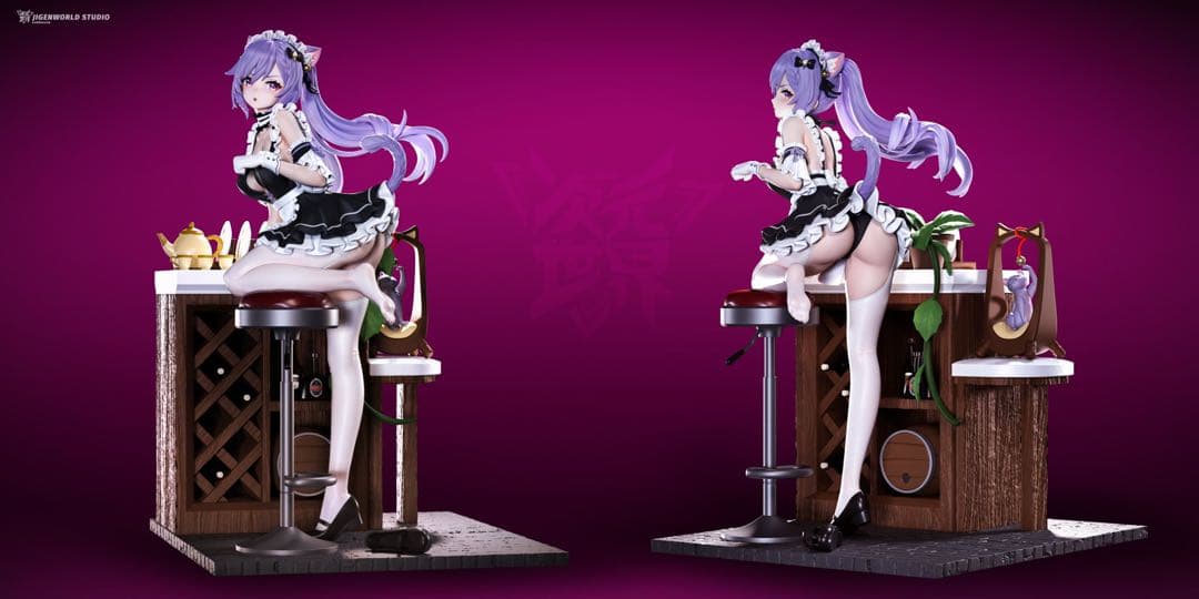 原神 甘雨 ＆刻晴 フィギュア ガレージキット 新品