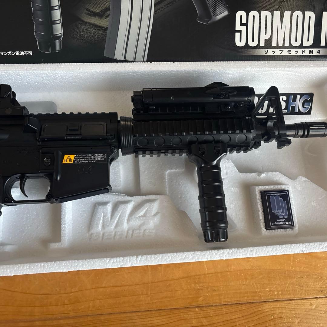 東京マルイ BOYS HG SOPMOD M4 電動ガン 箱あり 現状品