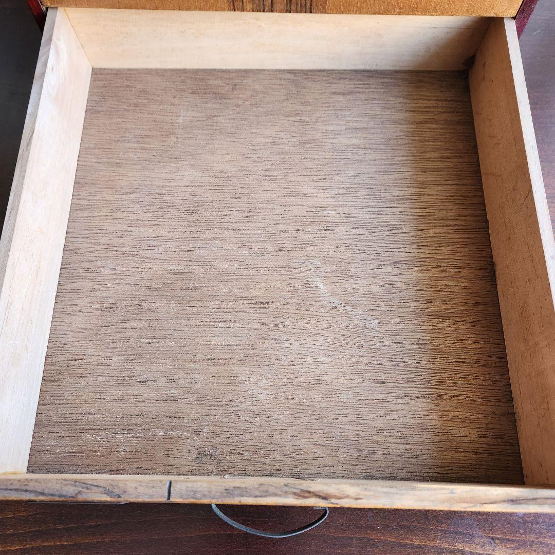 ジャパンヴィンテージ　 木製 5段小引き出し 小物入れ レターケース　チェスト