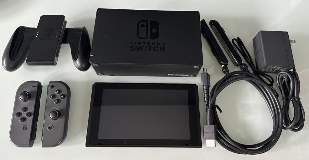 Nintendo Switch 本体 グレー(付属品付き)