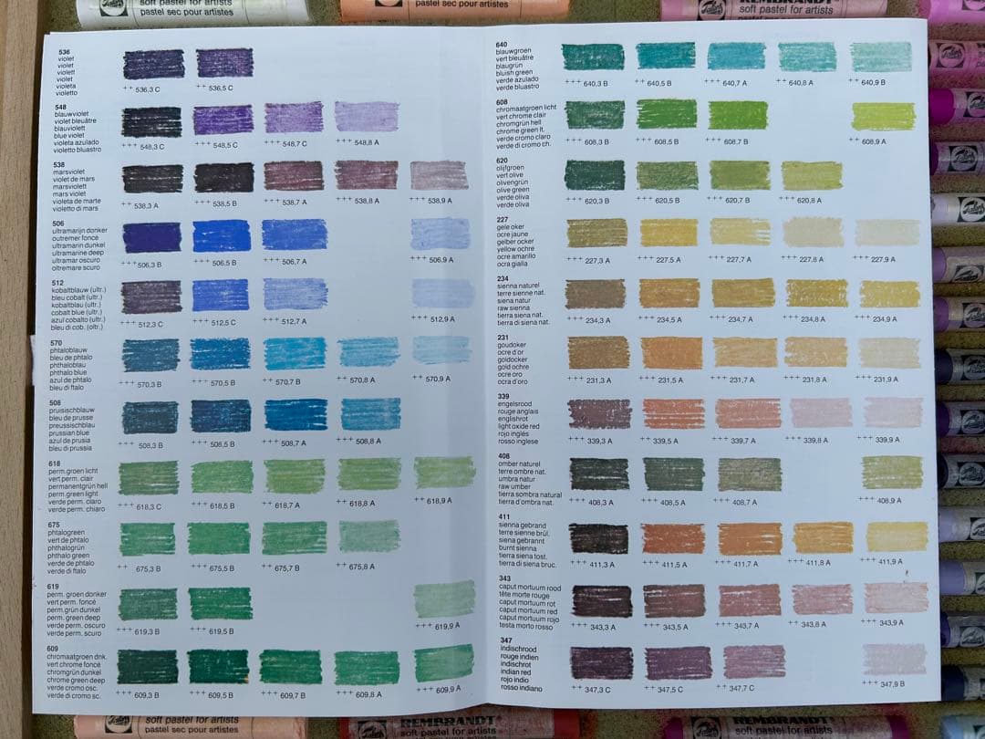 rembrandt レンブラント ソフトパステル 廃番品 180色