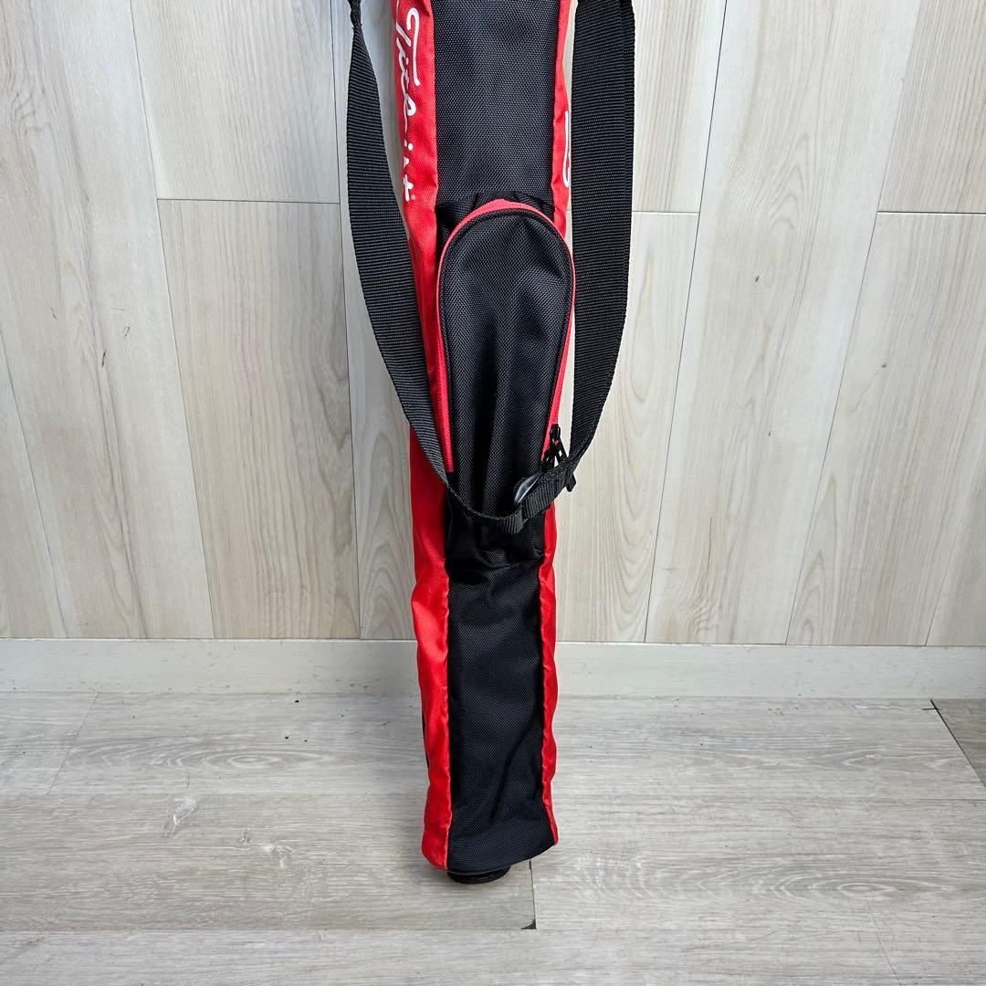 【セルフプレー】タイトリスト スタンドバッグ ブラック×赤　サブバッグ