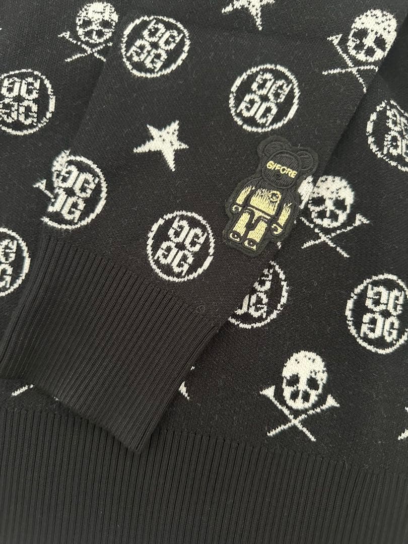 新品未使用新作G/FOREジーフォアメンズジャガードセーターsizeXL