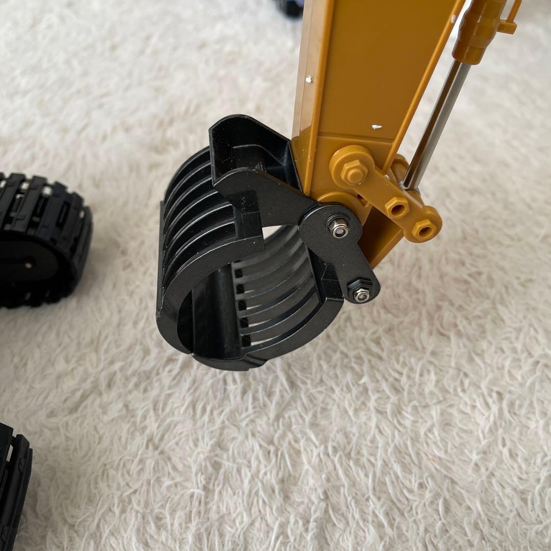 ユンボ　建設機械モデル グラッパー付き