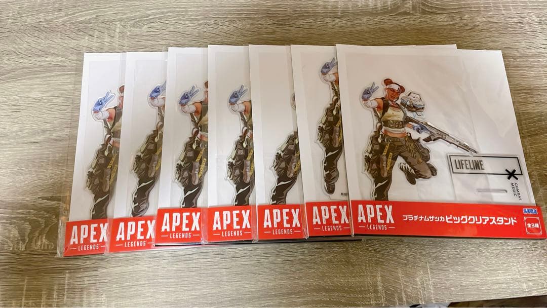 Apex Legends プラチナムザッカビッグクリアスタンド6種　42枚セット
