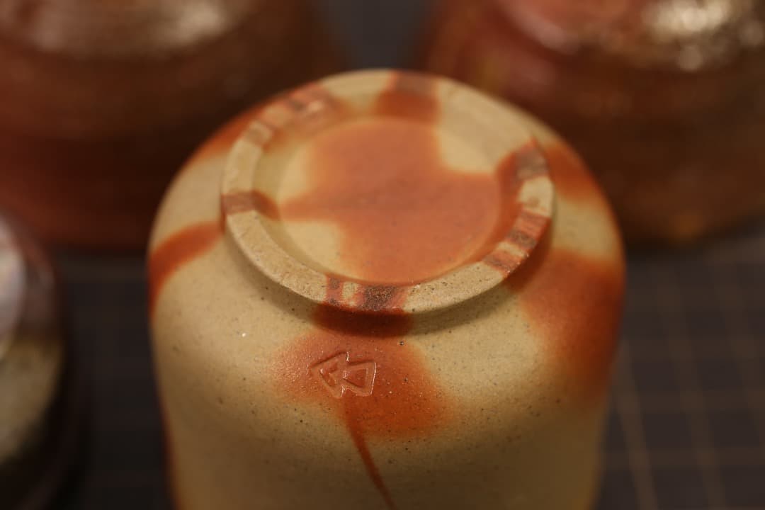 【即購入可】備前焼／ぐい呑み／７点まとめて／酒器／猪口／工芸／骨董／古美術／古玩