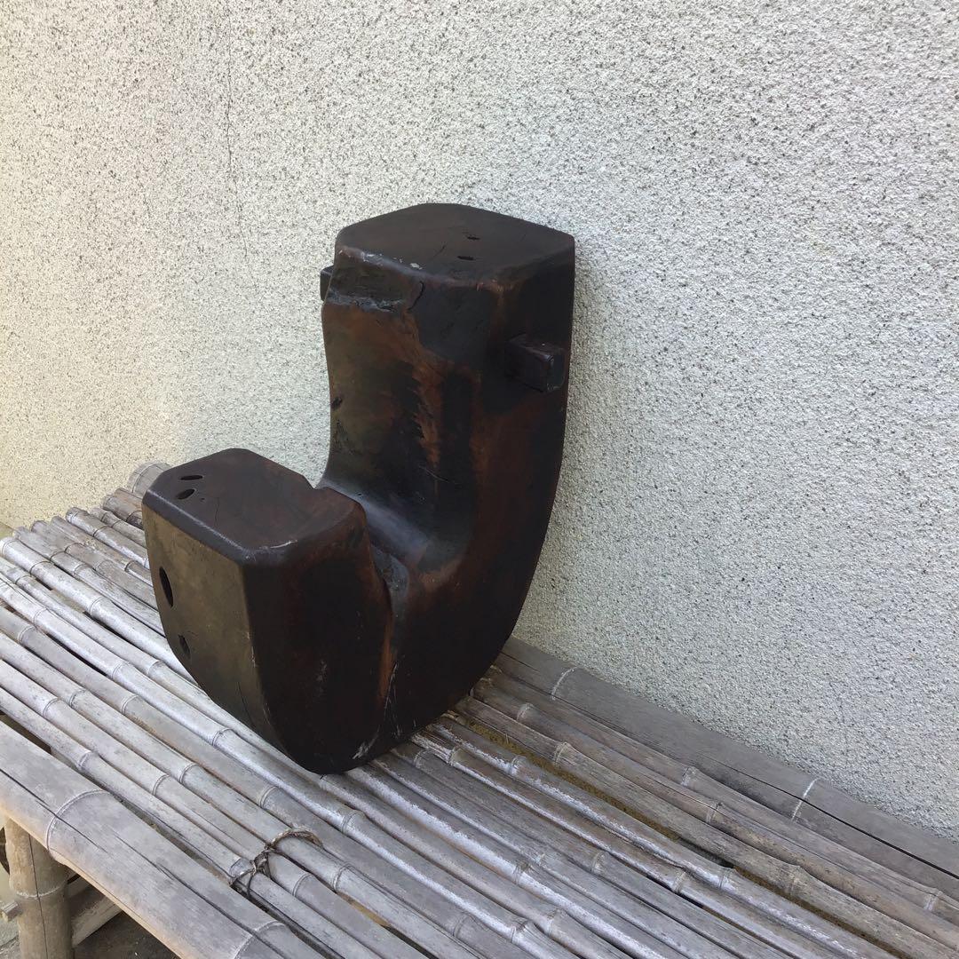 250年前戎自在鉤　欅材質　古民具　民藝　居酒屋　囲炉裏