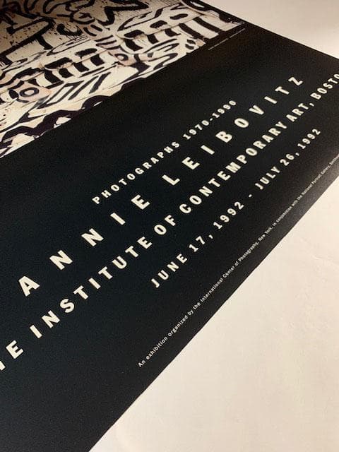 キースへリング/アニー リーボヴィッツ/ヴィンテージアートポスター