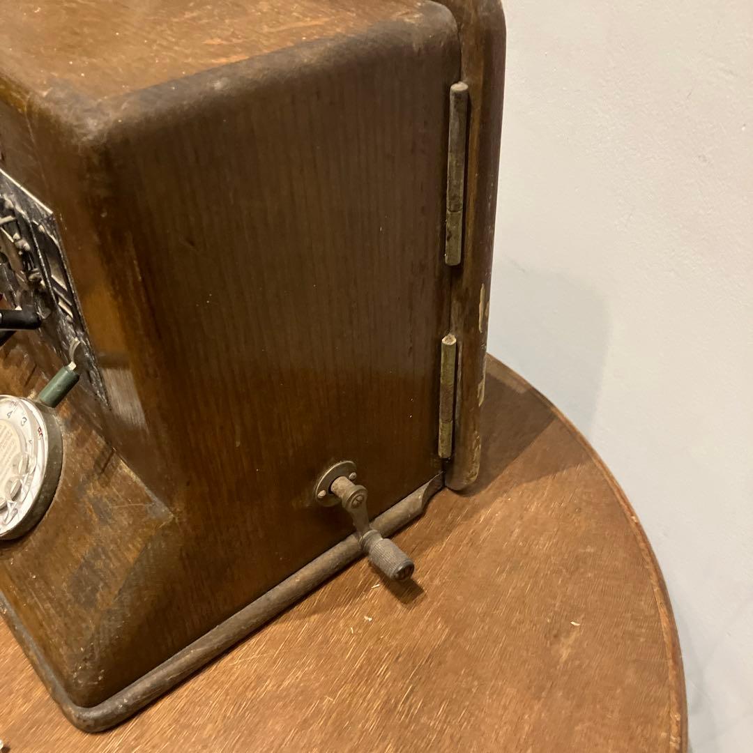 アンティーク　木製電話機 french-telephone Paris